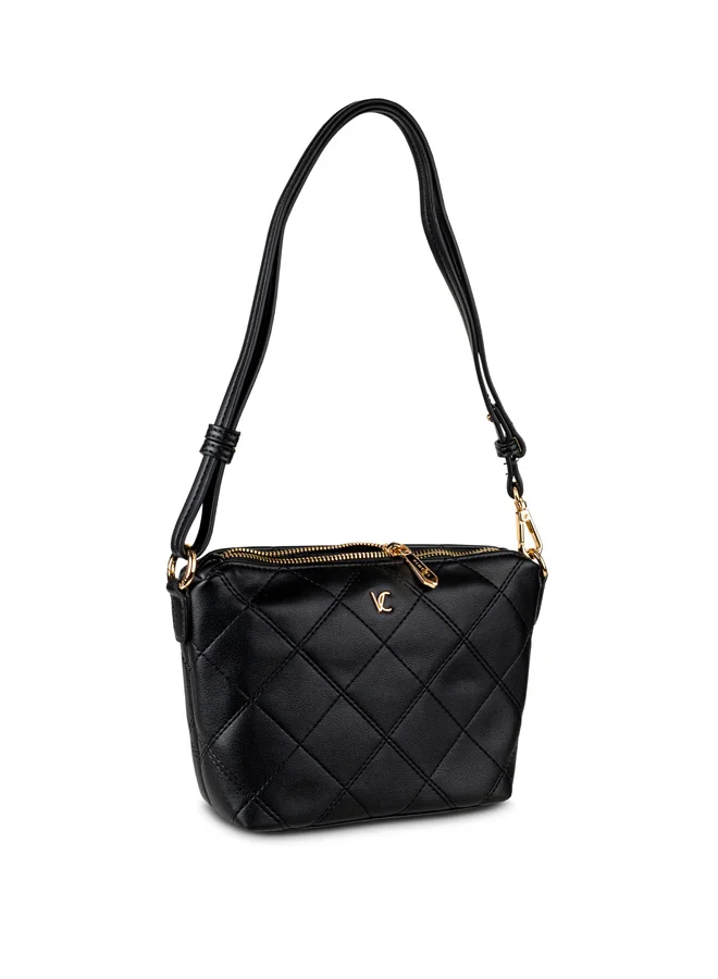 فينتشي حقيبة كتف نسائية مبطنة